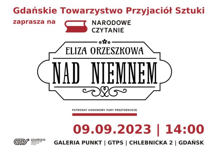Narodowe Czytanie 2023 | „Nad Niemnem” Elizy Orzeszkowej