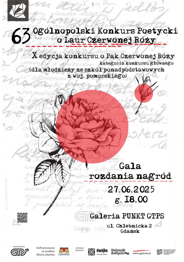 Gala rozdania nagród w Ogólnopolskim Konkursie Poetyckim o Laur Czerwonej Róży oraz X edycji Konkursu o Pąk Czerwonej Róży
